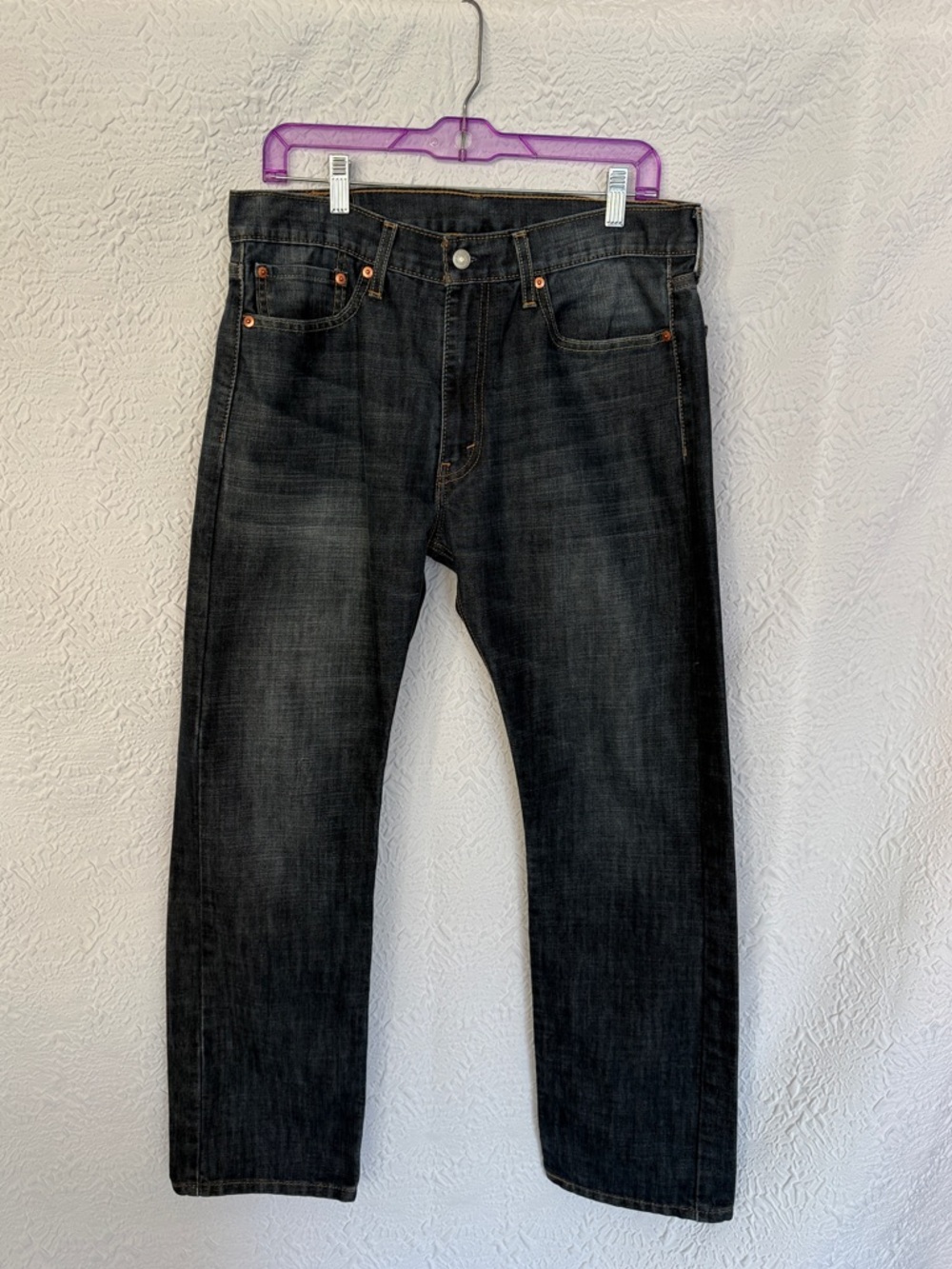 Men's Dark Wash Straight-Leg Levi’s Jeans 513 size 34, length 30